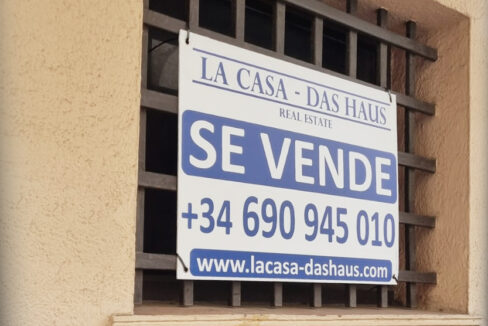 cartel inmobiliario Lloret de Mar